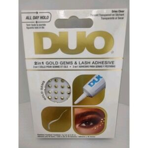 Duo 2 In‎ 1 Gold Gems &  Lash Adhesive Kit.
